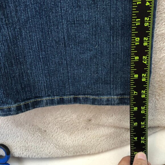 Vintage Planet Motherhood Girls Denim Overalls Large Blue Straight Leg Retro - Picture 5 of 16